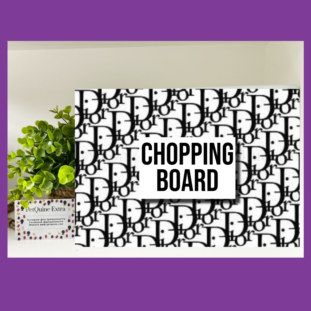 NEW- Glass- Chopping Board